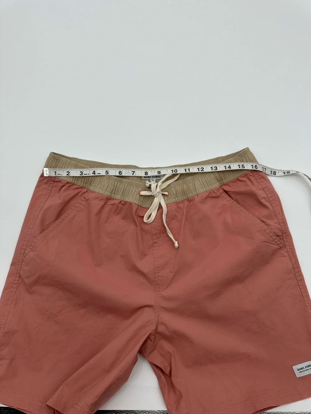 Banks Journal Light Coral shorts swim trunks size XL